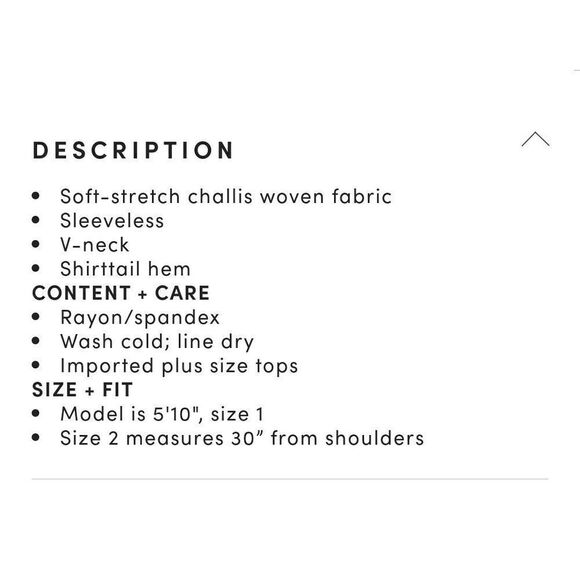 Torrid V-neck tank soft stretch challis orange size 2 - Picture 5 of 6